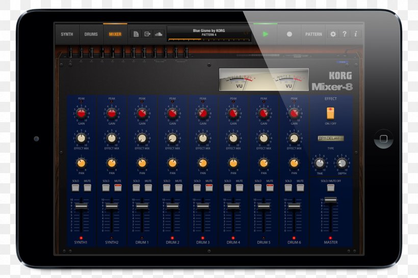 Korg Polysix Audio Mixers Sound Synthesizers, PNG, 1200x800px, Korg Polysix, Analog Synthesizer, App Store, Apple, Audio Equipment Download Free