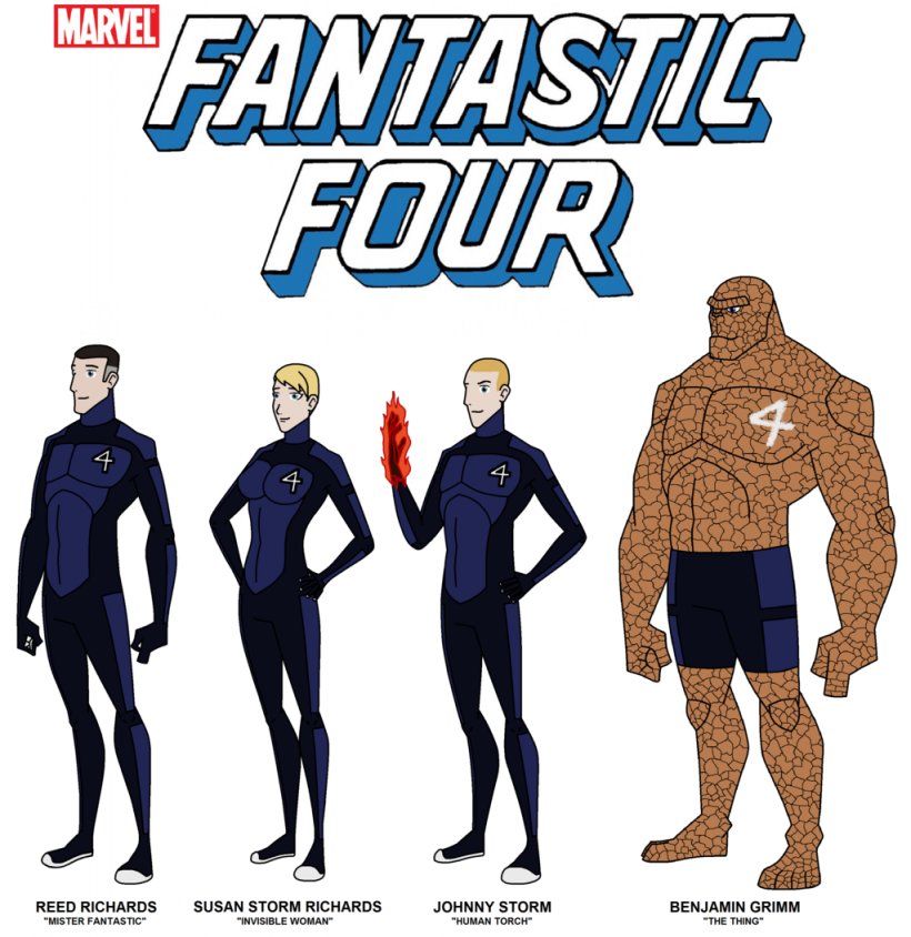 Mister Fantastic Human Torch Invisible Woman Thing Fantastic Four, PNG, 1024x1055px, Mister Fantastic, Action Figure, Comic Book, Costume, Fantastic Four Download Free