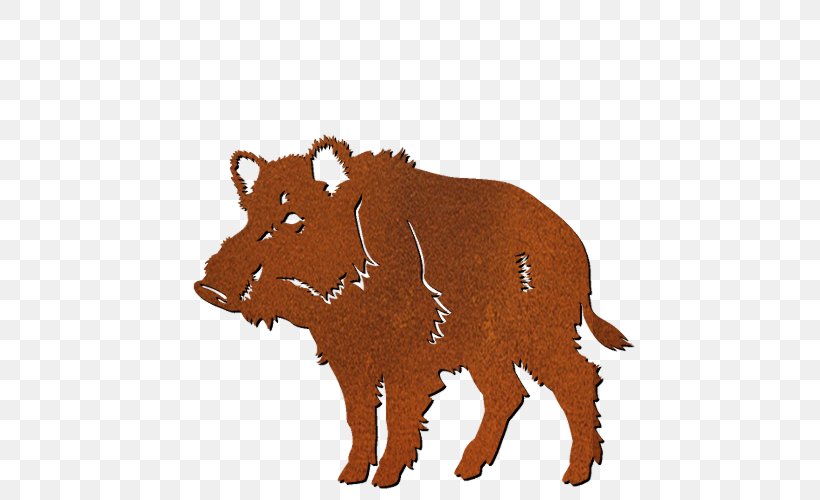Wild Boar Vector Graphics Royalty-free Image Illustration, PNG, 500x500px, Wild Boar, Animal Figure, Bear, Carnivoran, Cattle Like Mammal Download Free
