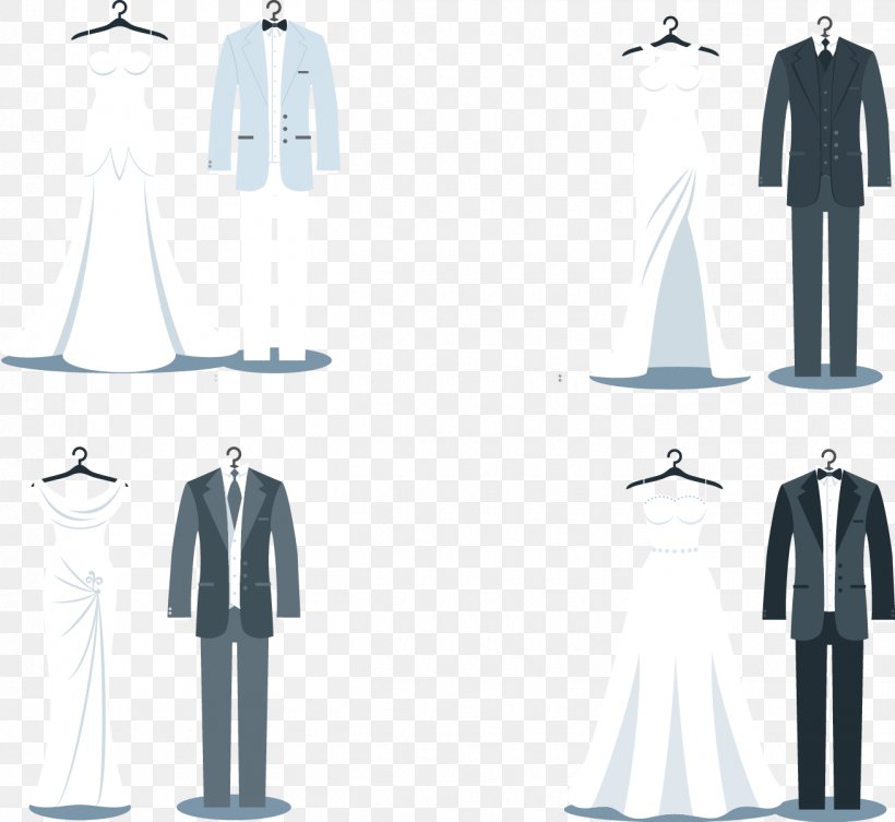 Dress Wedding Suit, PNG, 1310x1204px, Dress, Clothes Hanger, Clothing, Fashion Design, Formal Wear Download Free