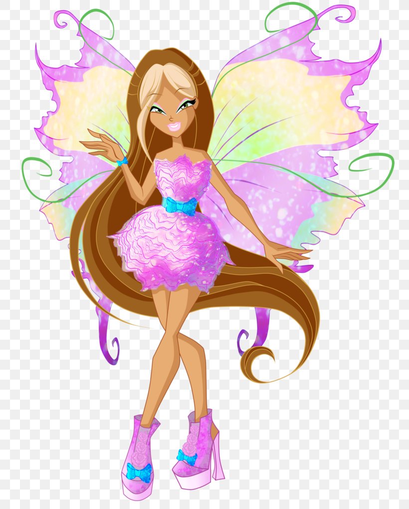 Flora Tecna Musa Mythix Winx Club, PNG, 784x1019px, Flora, Art, Barbie, Butterfly, Character Download Free