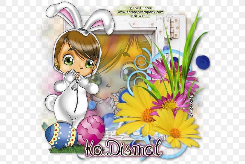 Flower Art Floral Design, PNG, 600x550px, Flower, Animal, Art, Cartoon, Character Download Free
