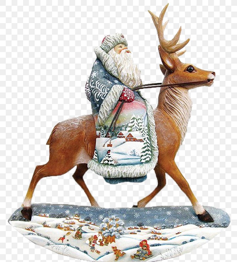Reindeer Moose Santa Claus, PNG, 818x907px, Reindeer, Animation, Art, Christmas, Creativity Download Free