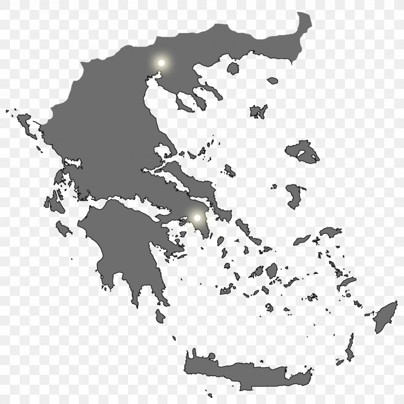 Greece Blank Map Mapa Polityczna, PNG, 1600x1600px, Greece, Black, Black And White, Blank Map, Border Download Free