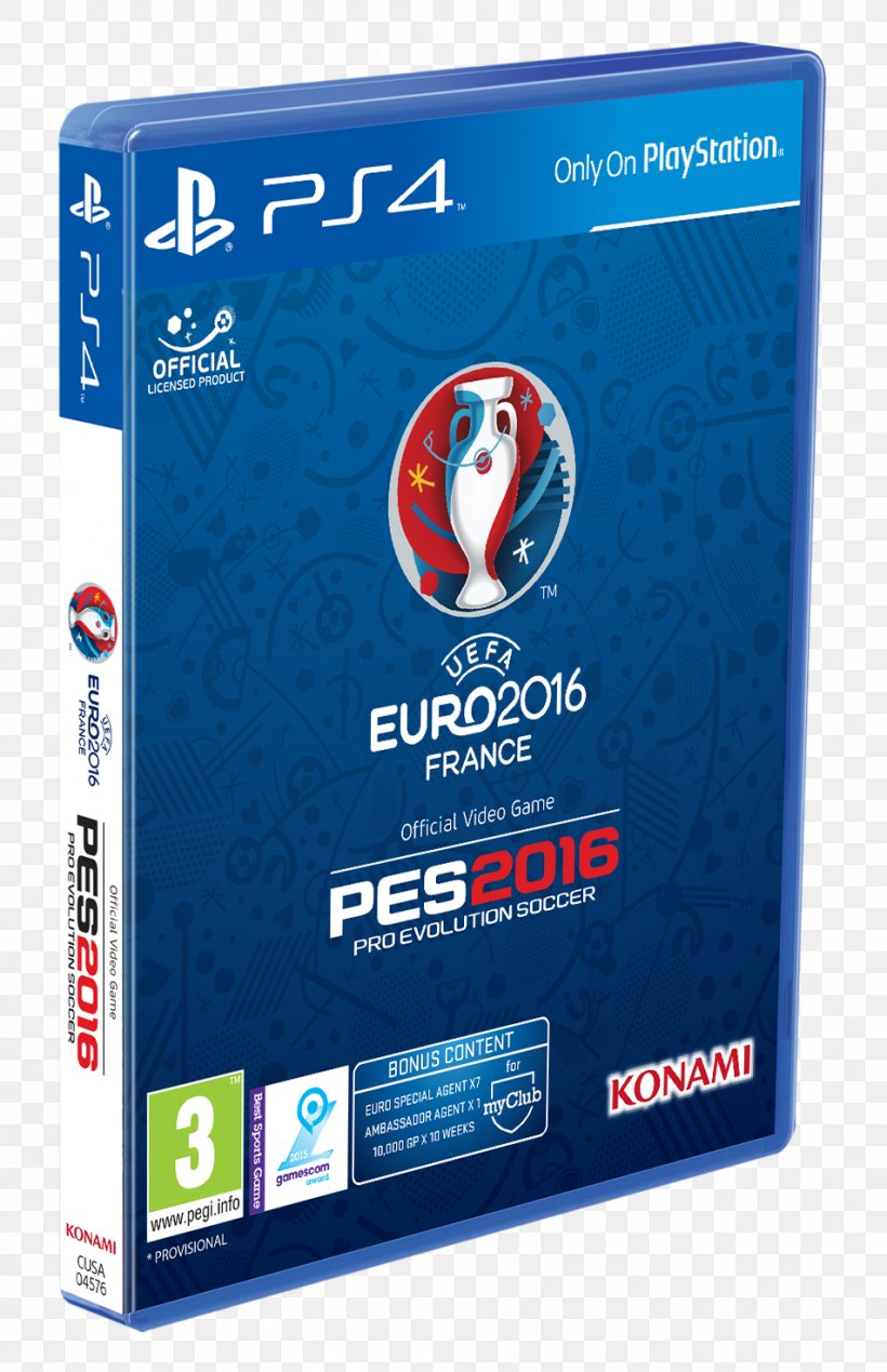 Pro Evolution Soccer 2016 FIFA 17 UEFA Euro 2016 Xbox 360 PlayStation 4, PNG, 952x1474px, Pro Evolution Soccer 2016, Brand, Fifa 17, Game, Konami Download Free
