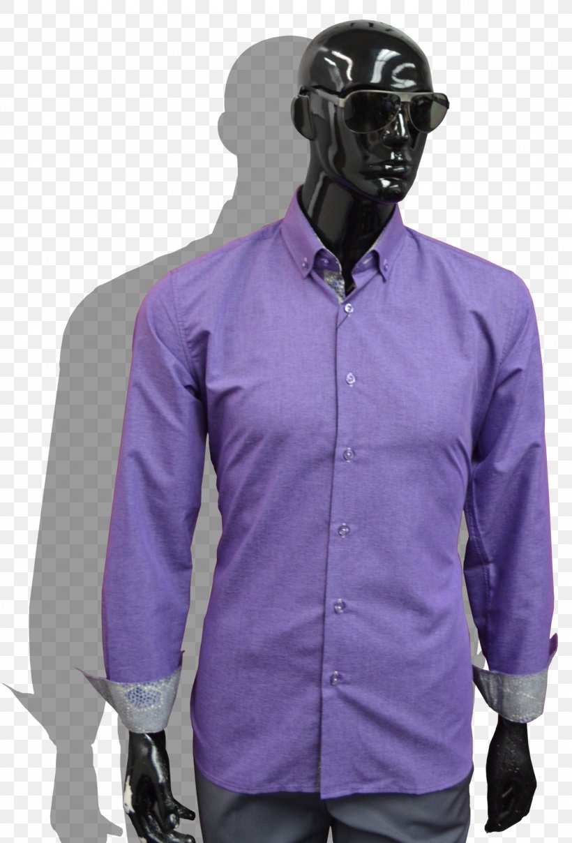 Dress Shirt Neck, PNG, 1390x2048px, Dress Shirt, Button, Jacket, Neck, Purple Download Free