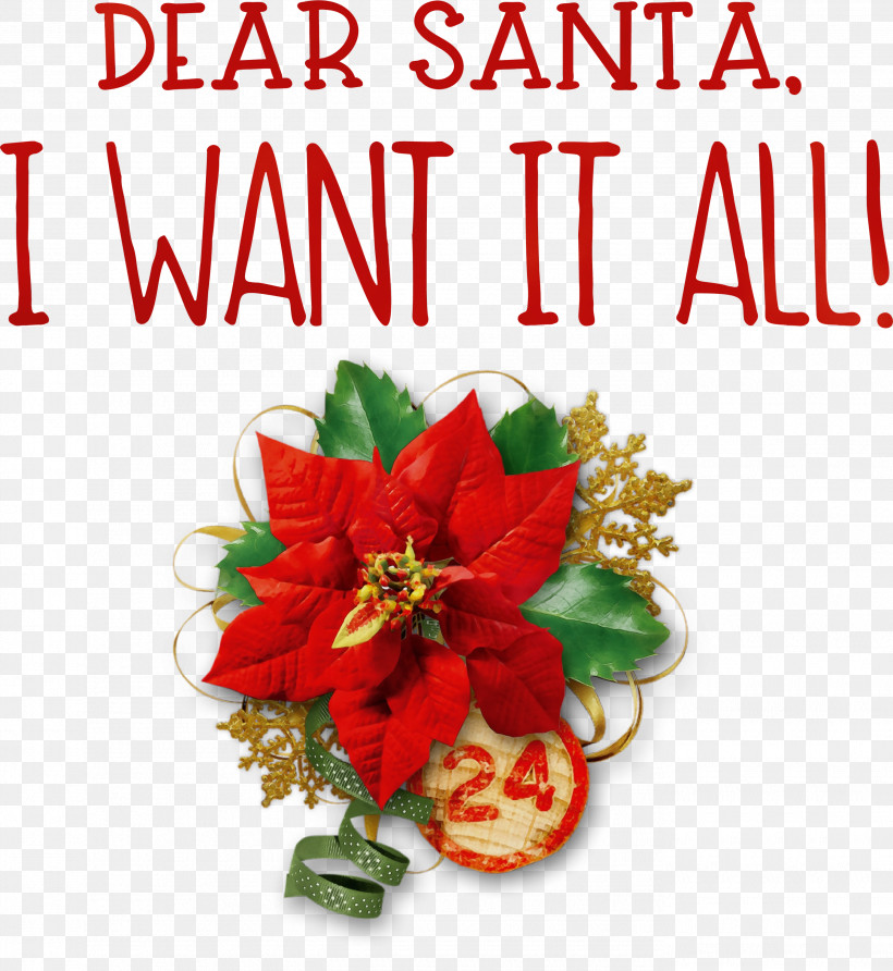 Floral Design, PNG, 2755x3000px, Dear Santa, Artificial Flower, Carnation, Christmas, Cut Flowers Download Free