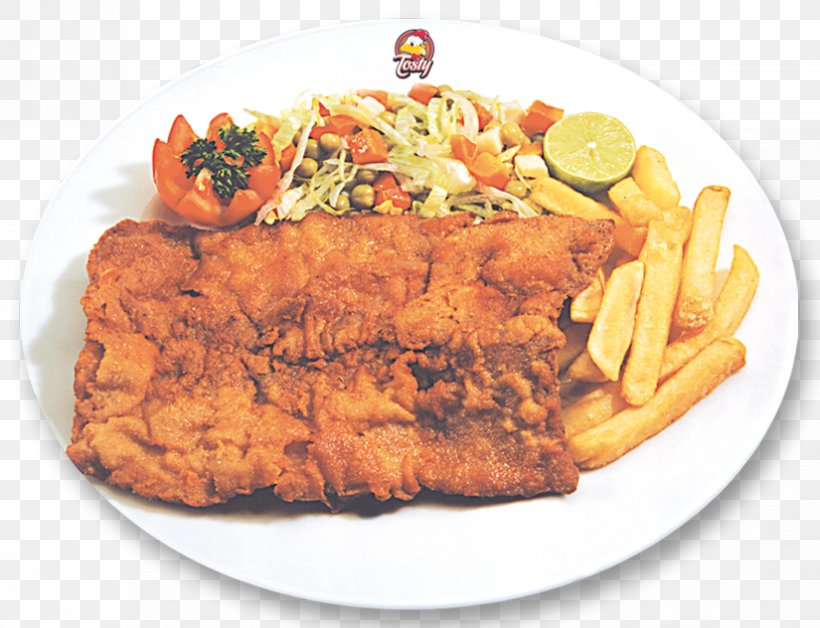 French Fries European Cuisine Full Breakfast Fried Chicken Veal Milanese, PNG, 825x632px, French Fries, American Food, Chicken And Chips, Chicken As Food, Cuisine Download Free
