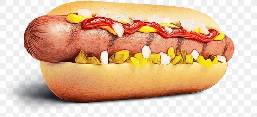 Junk Food Cartoon, PNG, 1520x694px, Coney Island Hot Dog, American Cuisine, American Food, Bratwurst, Breakfast Download Free