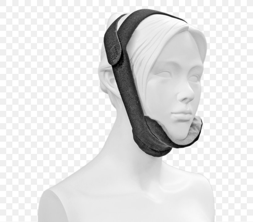 Lymphedema Chin Neck Head, PNG, 600x721px, Lymphedema, Bandage, Beanie, Black And White, Cap Download Free