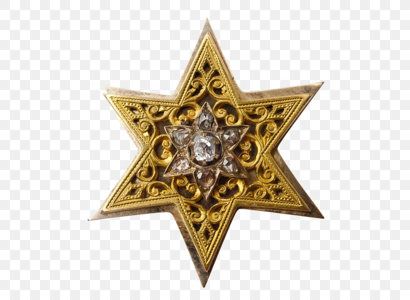 The Star Of David Symbol Judaism Star Polygon, PNG, 556x600px, Star Of David, Brass, David, Gold, Judaism Download Free