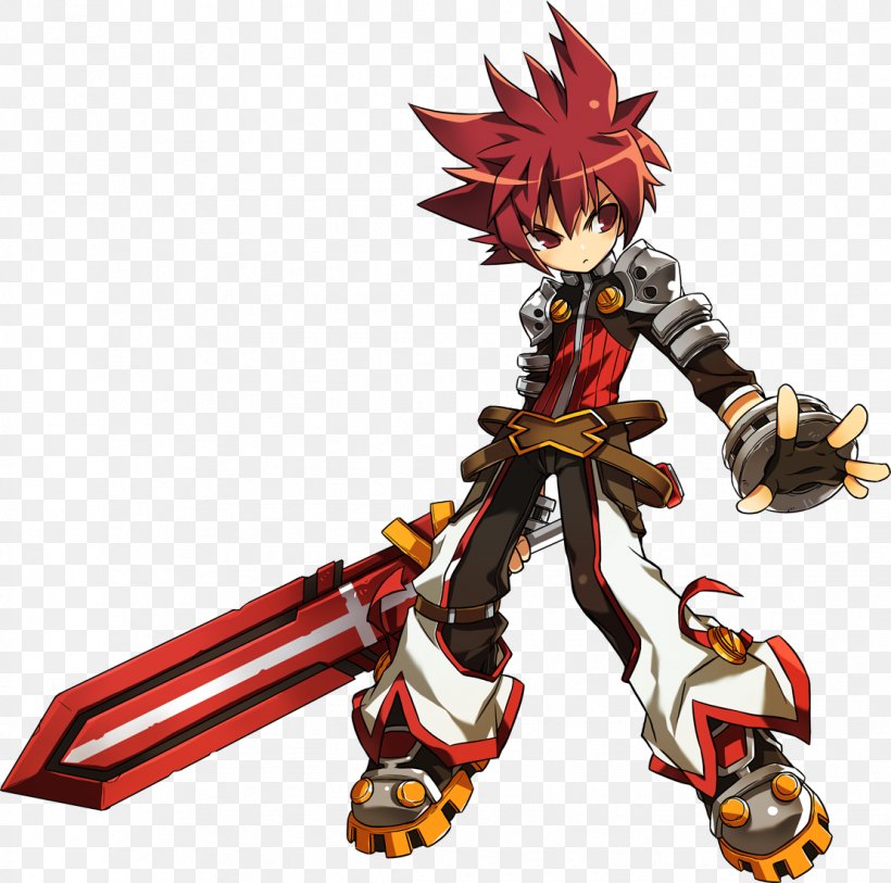 Elsword Knight Flaming Sword Character, PNG, 1109x1100px, Elsword, Action Figure, Character, Cold Weapon, Elesis Download Free