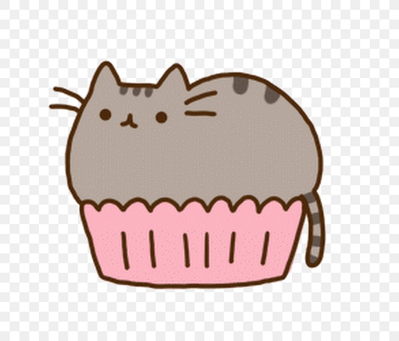 Cupcake Pusheen Muffin Desktop Wallpaper, PNG, 700x700px, Cupcake, Animation, Baking Cup, Cat, Chocolate Download Free
