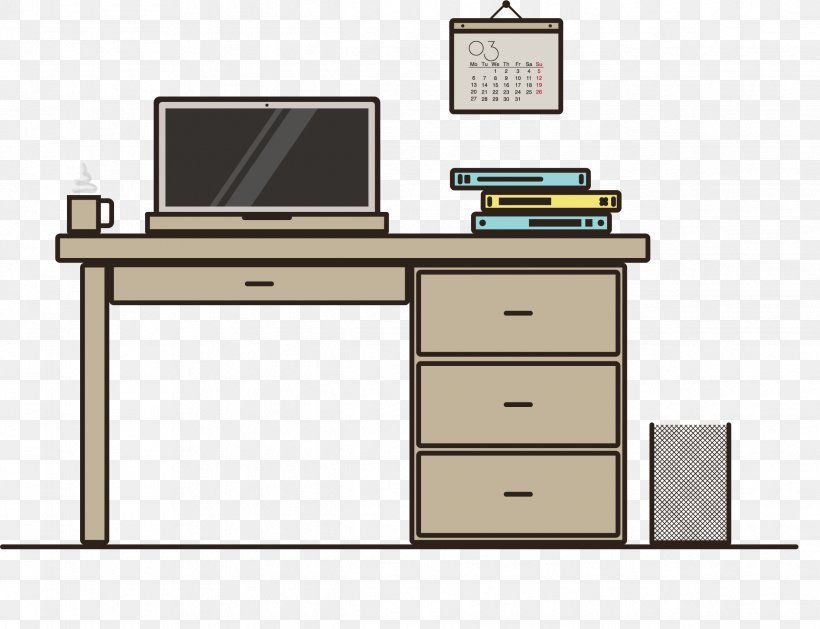 Desk Computer Download, PNG, 2437x1870px, Desk, Cabinet, Computer, Computer Desk, Filing Cabinet Download Free