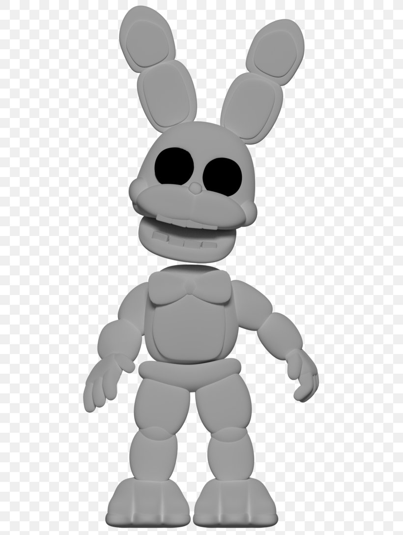 FNaF World White Rabbit Photography Animation, PNG, 735x1088px, Fnaf World, Alice In Wonderland, Animation, Black And White, Cartoon Download Free