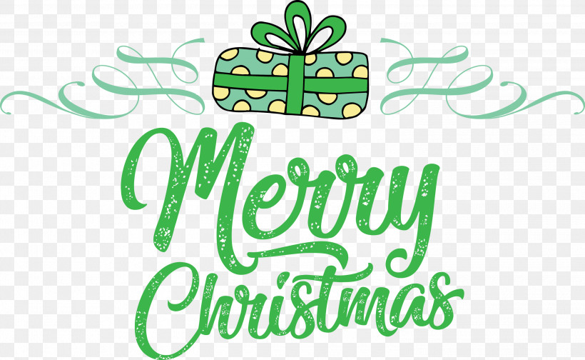 Merry Christmas, PNG, 3000x1847px, Merry Christmas, Geometry, Green, Line, Logo Download Free