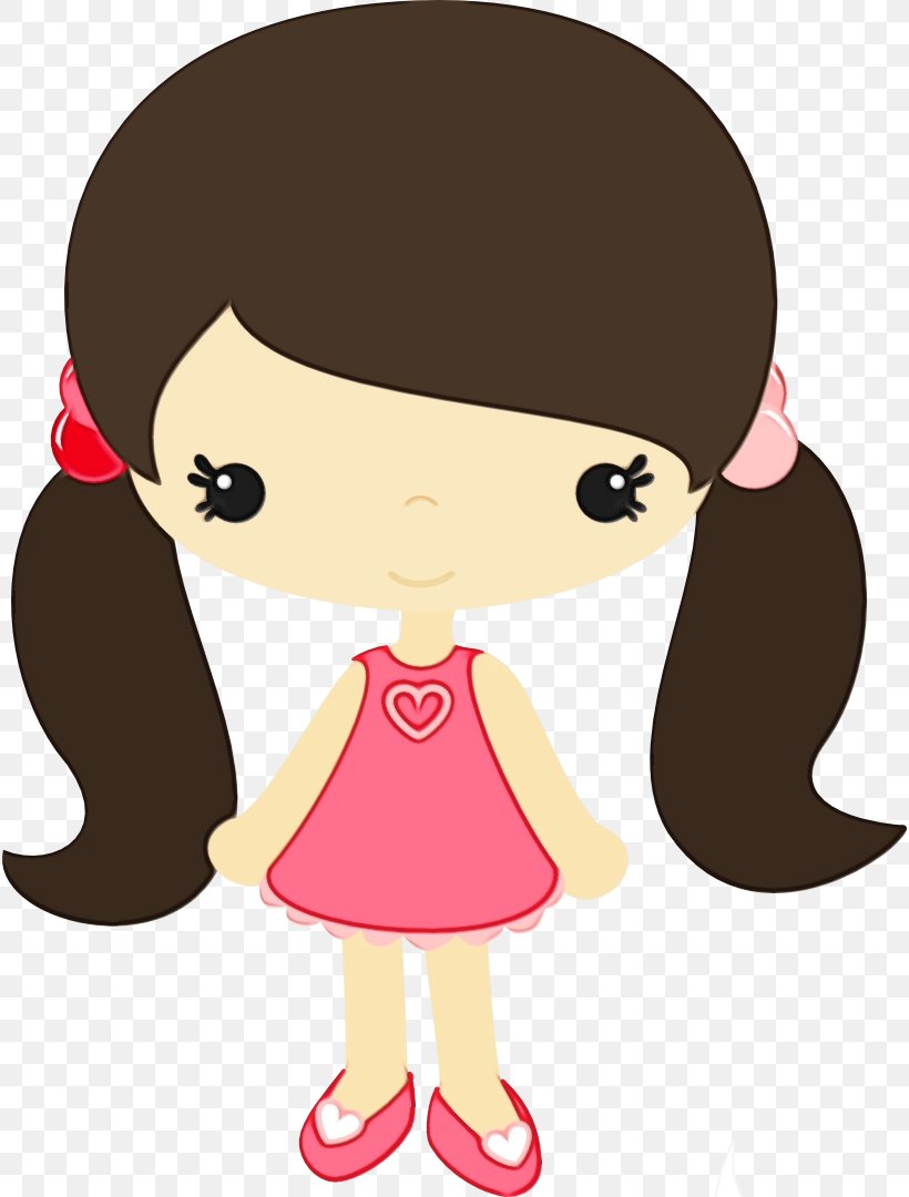 Clip Art Illustration Toddler Character Pink M, PNG, 816x1080px, Toddler, Animation, Art, Black Hair, Brown Hair Download Free