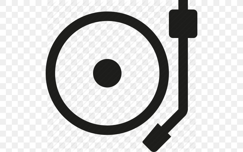 Phonograph Record Disc Jockey Clip Art, PNG, 512x512px, Phonograph Record, Black And White, Brand, Directdrive Turntable, Disc Jockey Download Free