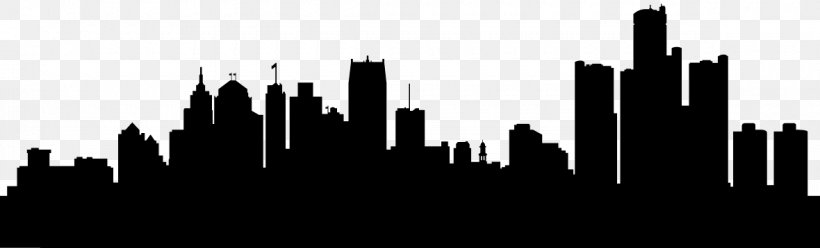 Detroit Wall Decal Sticker Printing, PNG, 1180x358px, Detroit, Art, Black And White, Canvas, City Download Free