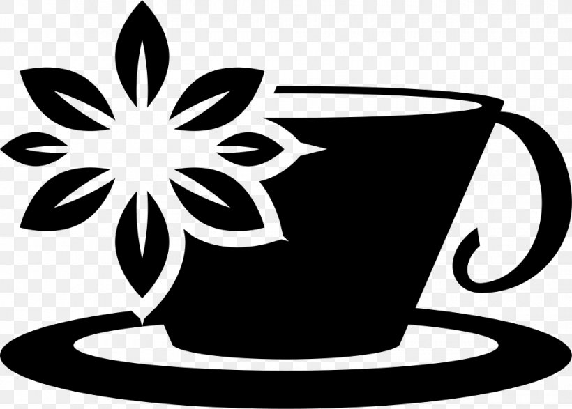 Teacup Coffee Mug White Tea, PNG, 980x702px, Tea, Artwork, Black And White, Coffee, Coffee Cup Download Free