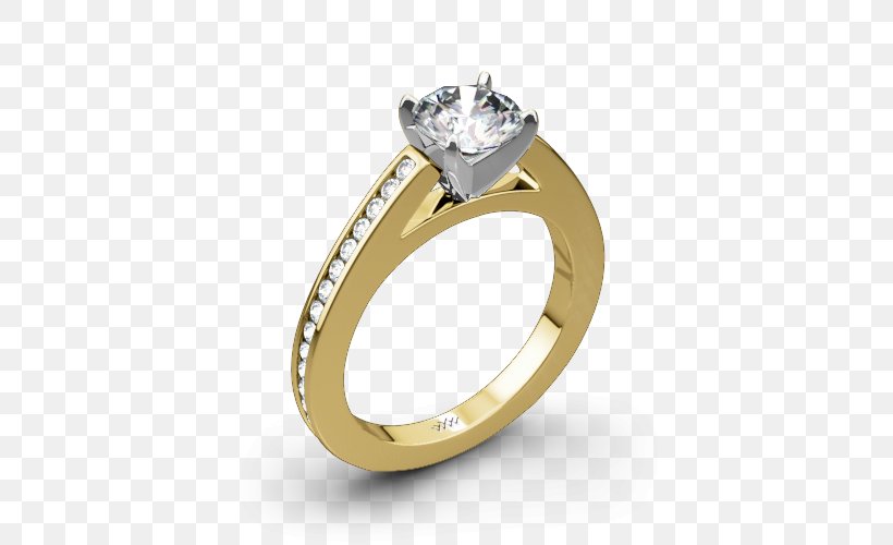Engagement Ring Jewellery Solitaire, PNG, 500x500px, Ring, Brilliant, Diamond, Earring, Engagement Download Free