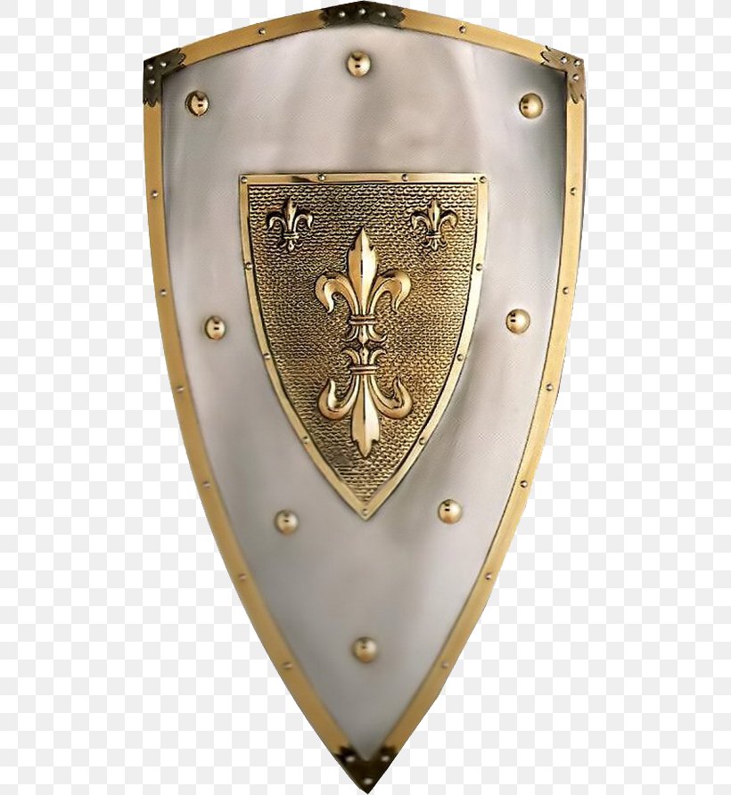 Middle Ages Heater Shield Sword Weapon, PNG, 499x892px, Middle Ages, Armour, Brass, Coat Of Arms, Crusades Download Free