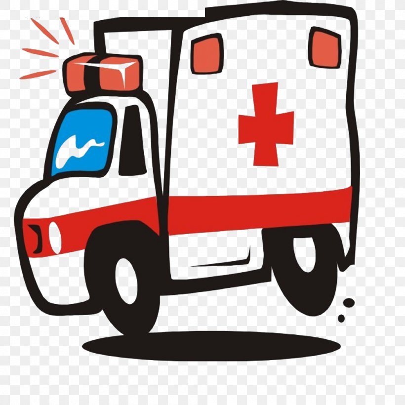 Ambulance Emergency Paramedic, PNG, 1000x1000px, Ambulance, Automotive Design, Brand, Car, Cartoon Download Free