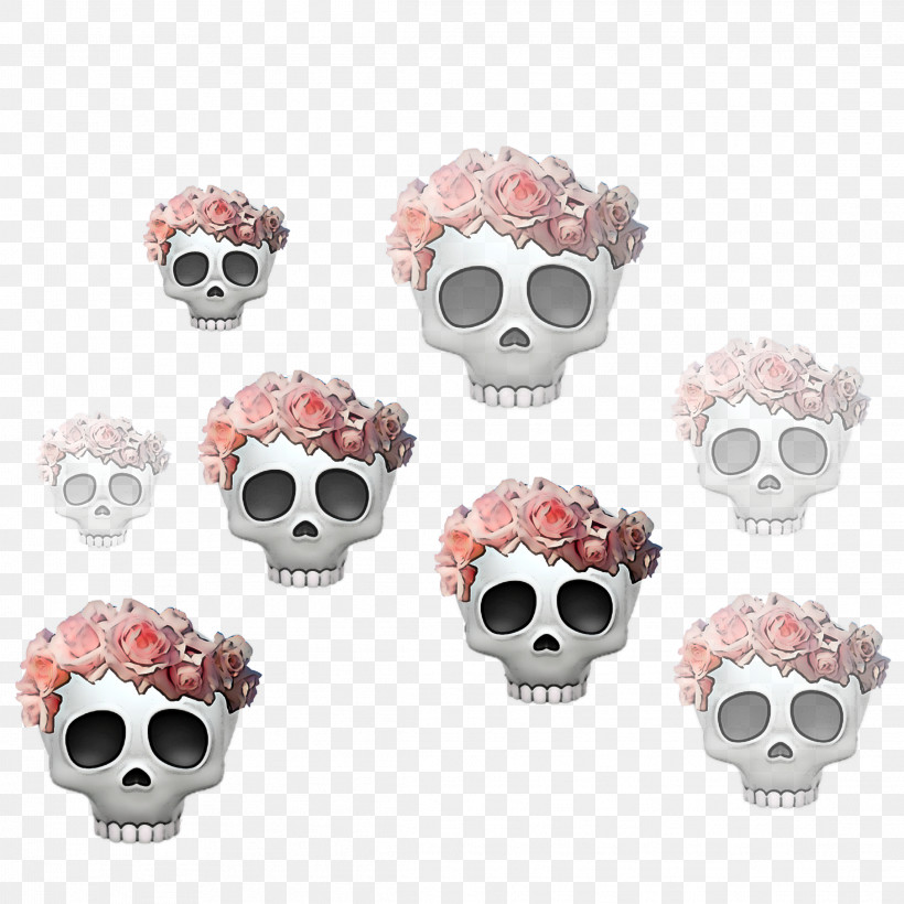 Skull Bone Pink Head Silver, PNG, 2289x2289px, Skull, Bone, Head, Jaw, Metal Download Free