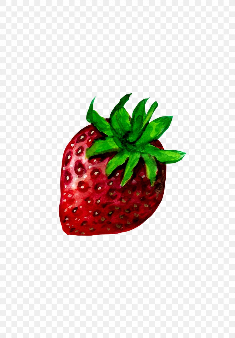 Strawberry Aedmaasikas Illustration, PNG, 1600x2300px, Strawberry, Aedmaasikas, Auglis, Berry, Cartoon Download Free