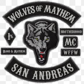 San Antonio Police Badge - Black Wolf Emblem Grand Theft Auto V Organization PNG