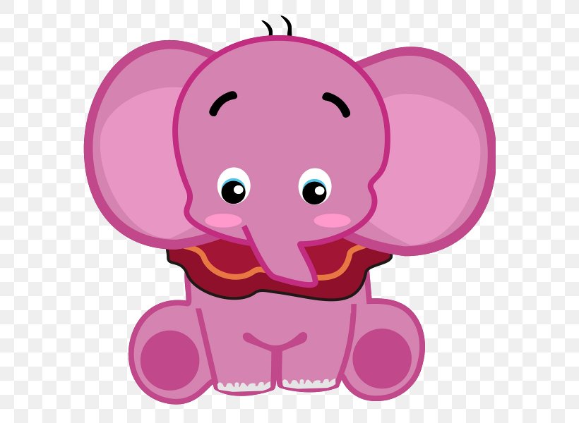 Elephantidae Seeing Pink Elephants Clip Art, PNG, 600x600px, Watercolor, Cartoon, Flower, Frame, Heart Download Free