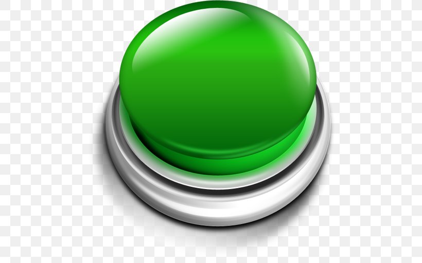 Push-button, PNG, 512x512px, Button, Green, Ico, Material, Pushbutton Download Free
