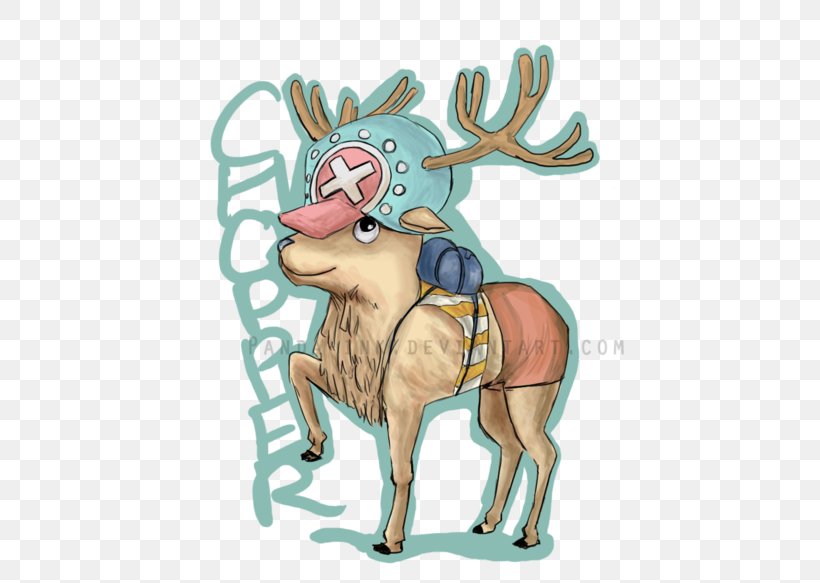 Reindeer Tony Tony Chopper Usopp One Piece Character, PNG, 600x583px, Reindeer, Antler, Art, Character, Deer Download Free