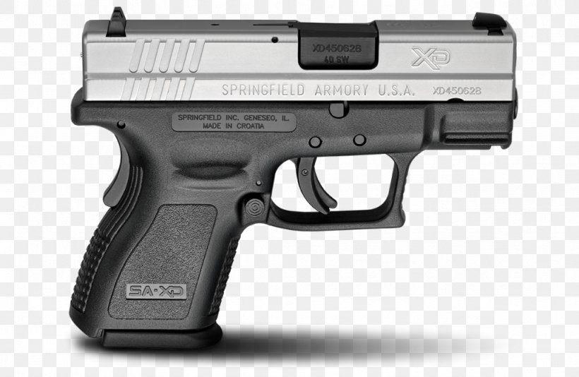 Springfield Armory Subcompact Car HS2000 .40 S&W Firearm, PNG, 1024x667px, 40 Sw, 45 Acp, 380 Acp, Springfield Armory, Air Gun Download Free