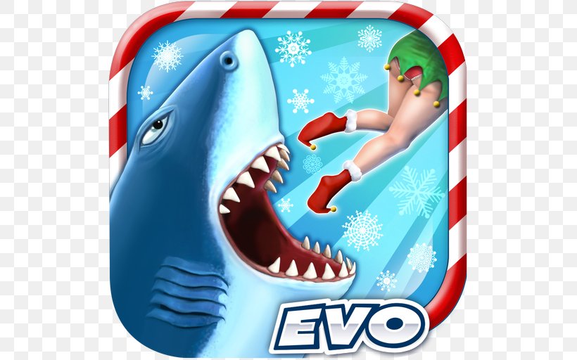 Hungry Shark Evolution Hungry Shark World Minecraft: Pocket Edition, PNG, 512x512px, Hungry Shark Evolution, Android, Cartilaginous Fish, Electric Blue, Fish Download Free