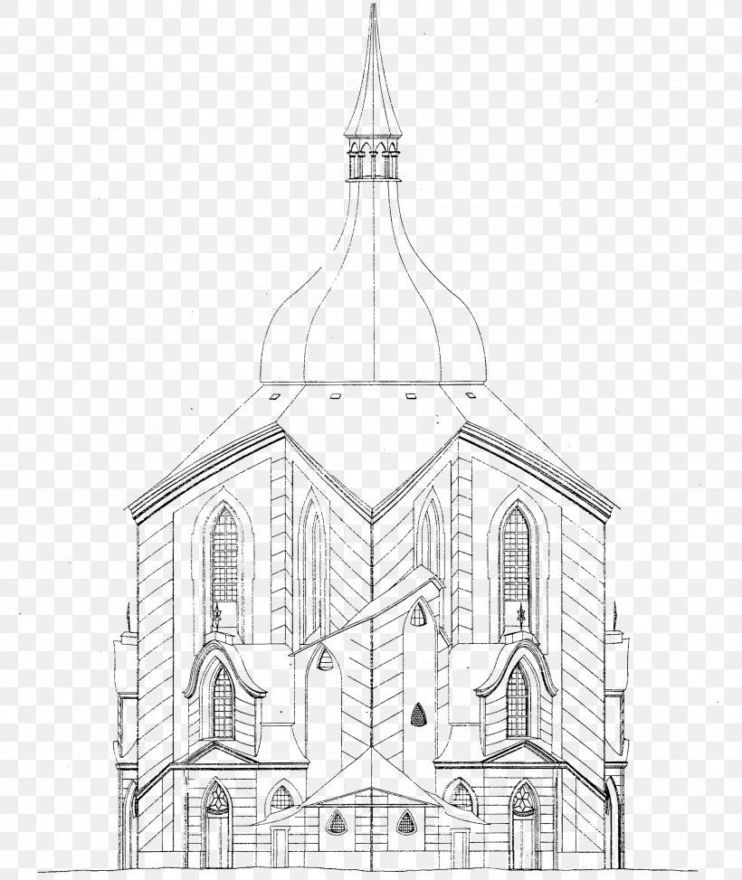 Medieval Architecture Sketch Chapel Classical Architecture, PNG, 2200x2612px, Architecture, Arch, Artwork, Black And White, Building Download Free