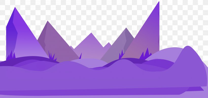 Purple Mountain, PNG, 1900x900px, Purple Mountain, Drawing, Magenta, Mountain, Pink Download Free