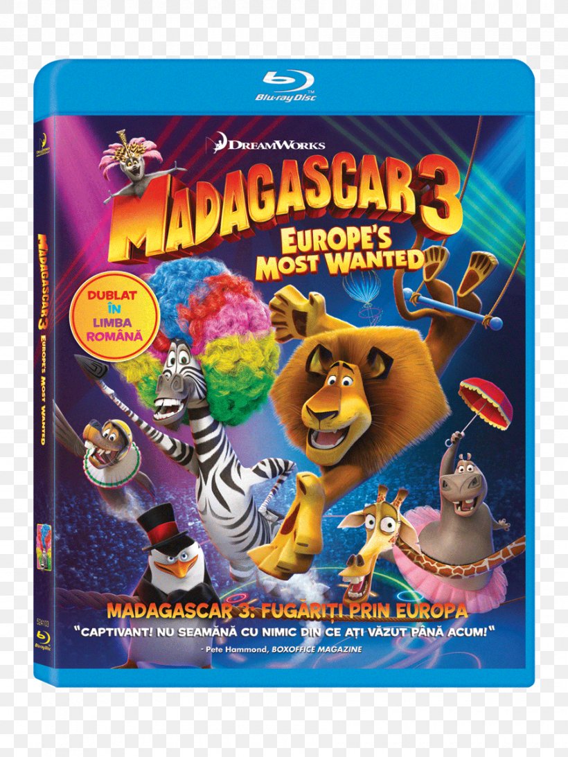 Blu-ray Disc Madagascar Digital Copy DVD Film, PNG, 900x1200px, 3d Film, Bluray Disc, Animation, Ben Stiller, Chris Rock Download Free