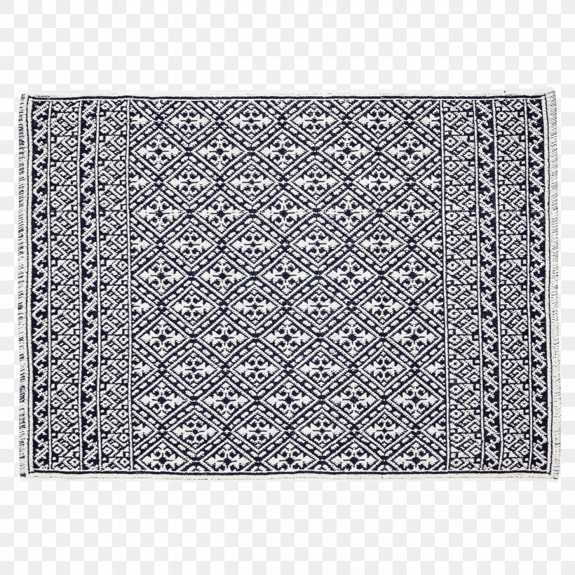 Textile Place Mats Rectangle Area Pattern, PNG, 2500x2500px, Textile, Area, Black, Black M, Grey Download Free
