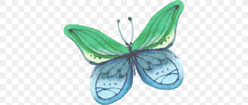 Watercolor Painting Clip Art, PNG, 400x348px, Watercolor Painting, Brush Footed Butterfly, Butterfly, Coreldraw, Drawing Download Free
