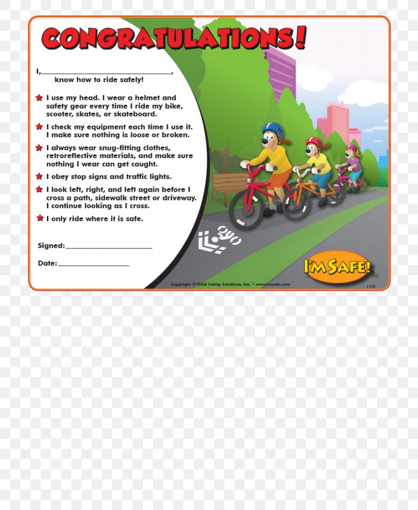 Bicycle Safety I'm Safe, On My Bike IMSAFE, PNG, 773x1000px, Safety, Advertising, Architectural Engineering, Area, Award Download Free
