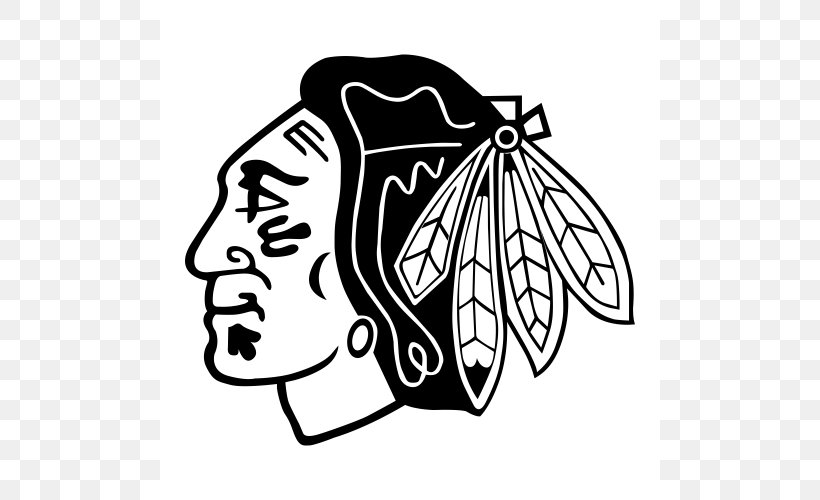 Chicago Blackhawks Name And Logo Controversy National Hockey League Boston Bruins Decal, PNG, 500x500px, Watercolor, Cartoon, Flower, Frame, Heart Download Free