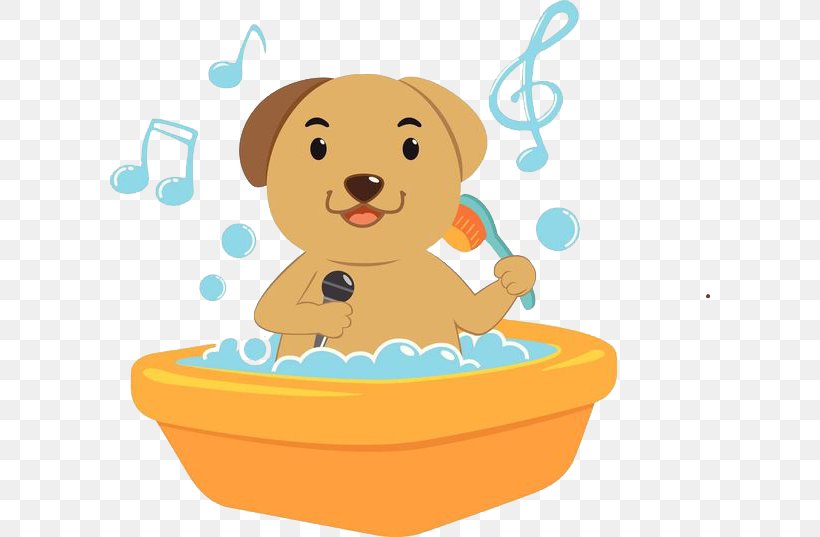 Dog Puppy Bathing Cartoon, PNG, 600x537px, Dog, Bathing, Bathtub, Bubble Bath, Carnivoran Download Free