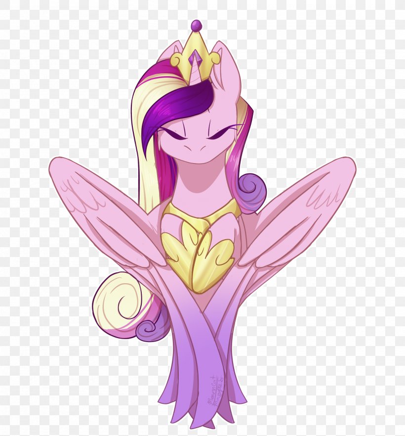 Princess Cadance Fan Club Fairy Vertebrate, PNG, 2000x2152px, Watercolor, Cartoon, Flower, Frame, Heart Download Free