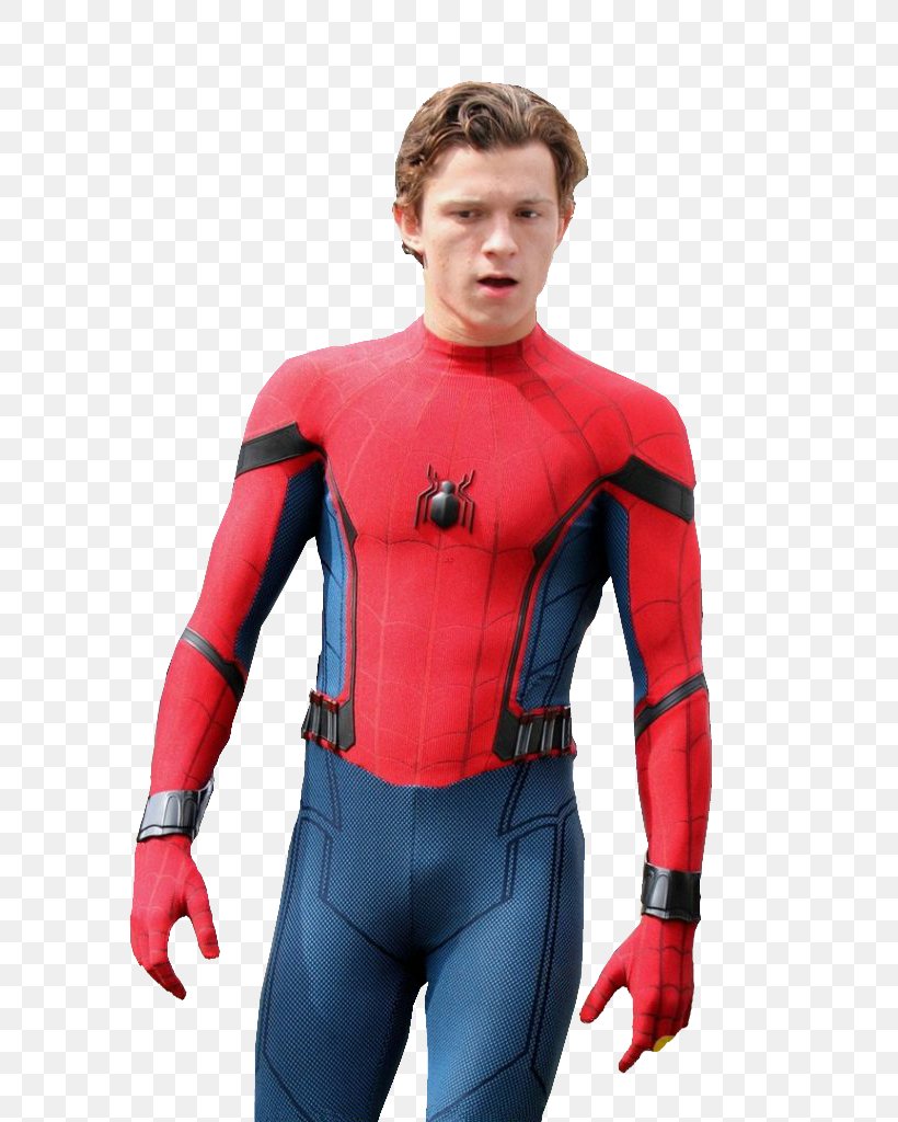 Tom Holland Spider-Man: Homecoming Superhero Costume, PNG, 656x1024px, Watercolor, Cartoon, Flower, Frame, Heart Download Free