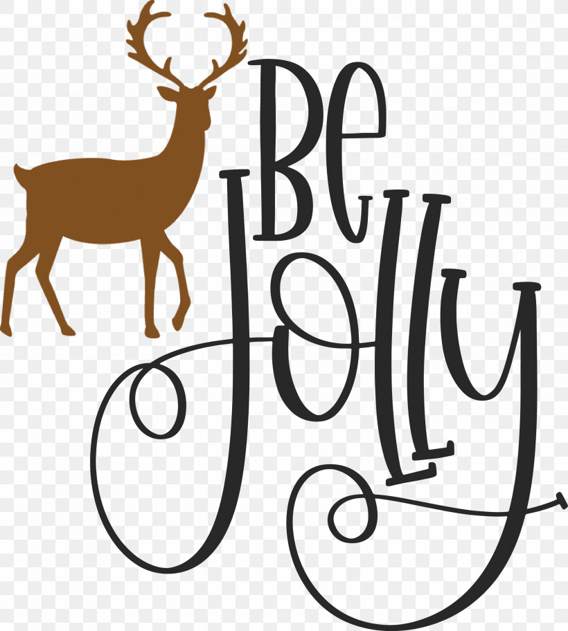 Be Jolly Christmas New Year, PNG, 2695x3000px, Be Jolly, Antler, Christmas, Christmas Archives, Deer Download Free