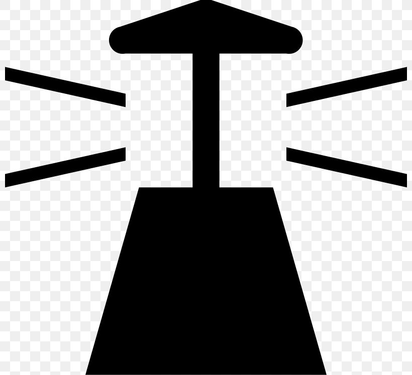 Lighthouse Symbol Clip Art, PNG, 800x747px, Light, Black, Black And White, Lamp, Light Fixture Download Free