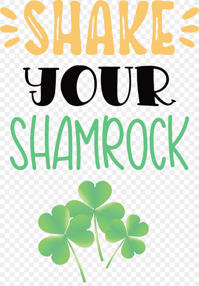 Shake Your Shamrock St Patricks Day Saint Patrick, PNG, 2088x2999px, St Patricks Day, Flower, Green, Leaf, Logo Download Free