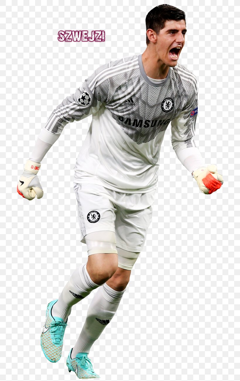 Thibaut Courtois Chelsea F.C. Premier League Football Player, PNG, 739x1302px, Thibaut Courtois, Ball, Carlos Tevez, Chelsea Fc, Clothing Download Free