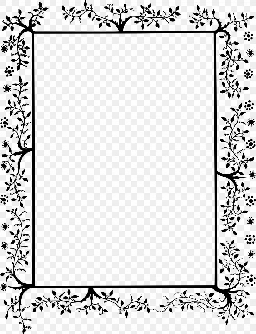 Borders And Frames Ornament Decorative Arts Clip Art, PNG, 1837x2400px, Borders And Frames, Area, Art, Black, Black And White Download Free